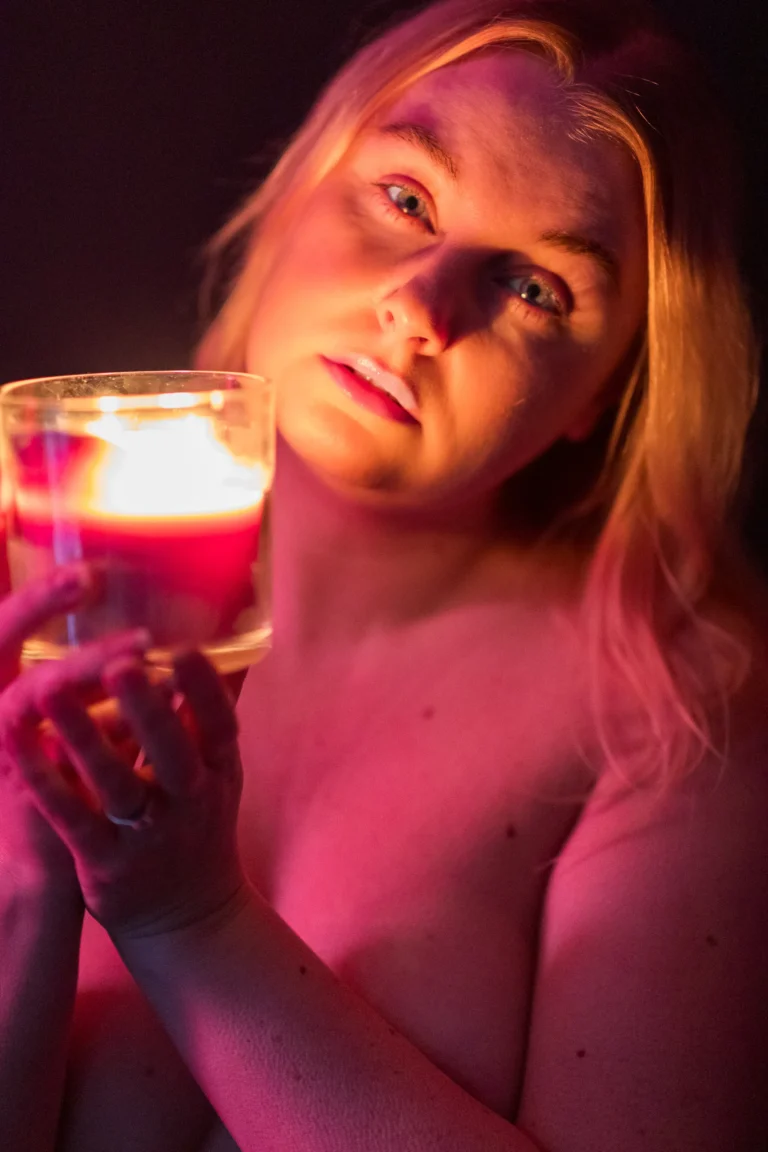 Crimson Glow and Gaze