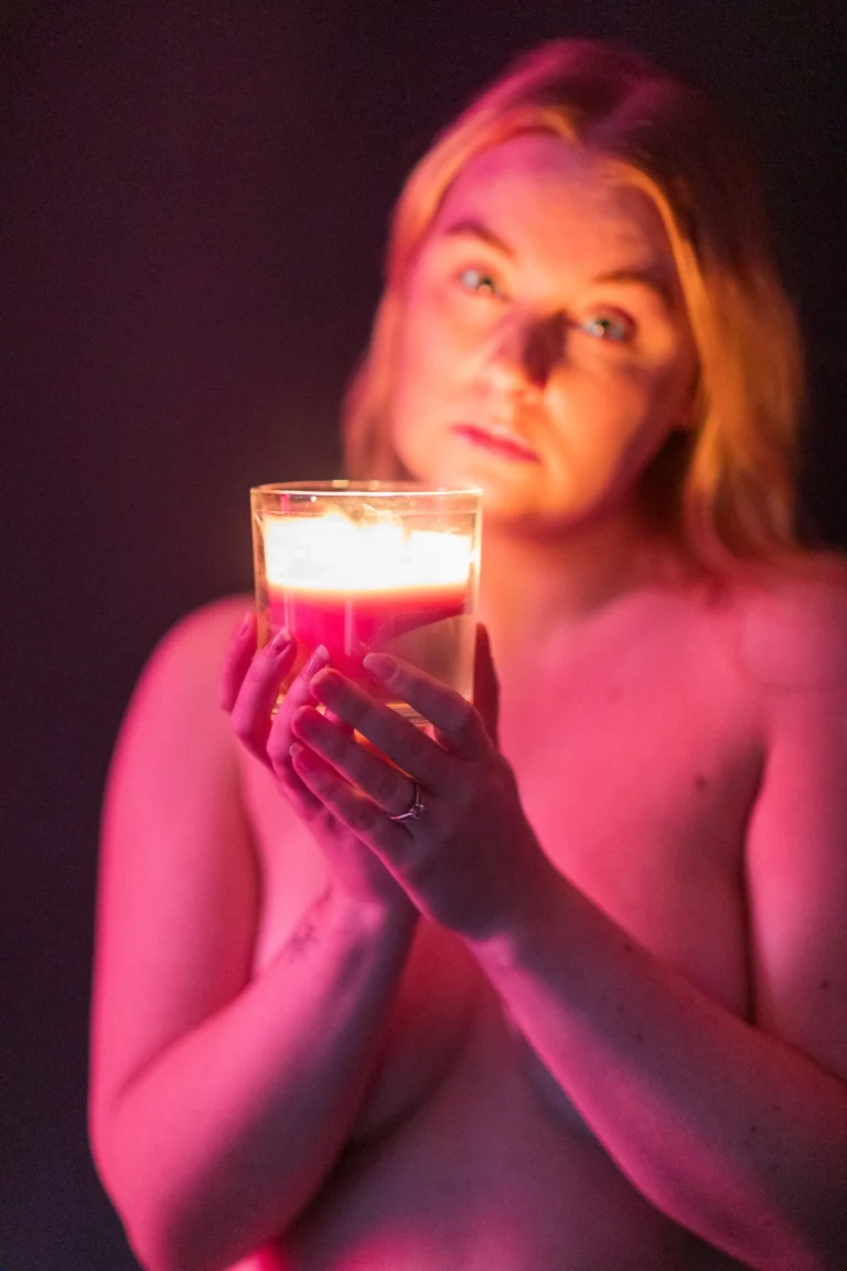 Crimson Glow and Gaze